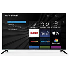 Smart TV LED 50" 4K UHD Philco PTV50G70R2CSGBL - Roku TV
