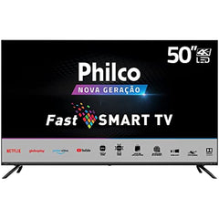 Smart TV Philco 50" PTV50G70SBLSG Ultra HD 4K Tela Infinita Quadcore e App Store
