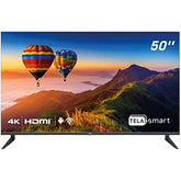 Smart TV LED 50" 4K HQ Conversor Digital Externo 3 HDMI 2 USB WI-FI Android 11 Design Slim