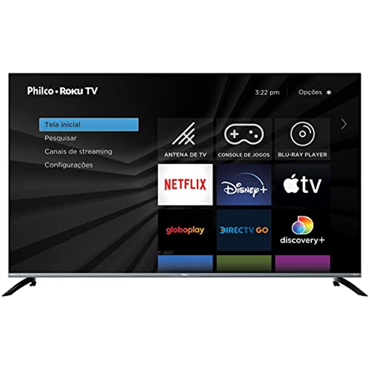 Smart TV LED 58" 4K UHD Philco PTV58G70R2CSGBL - Wifi, USB Dolby Audio