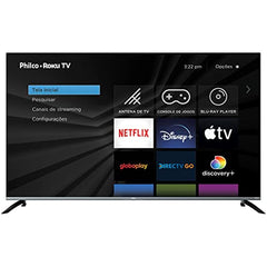 Smart TV LED 58" 4K UHD Philco PTV58G70R2CSGBL - Wifi, USB Dolby Audio