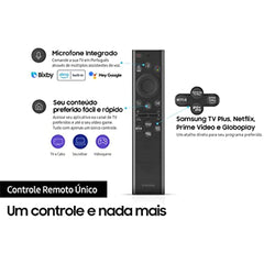 Smart TV LED 55" 4K UHD Samsung UN55BU8000 - Alexa built-in