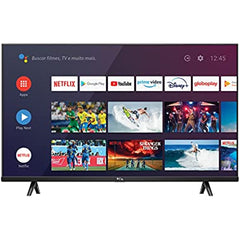 Smart TV LED 32" HD TCL 32S615 - Android TV, Wifi, USB