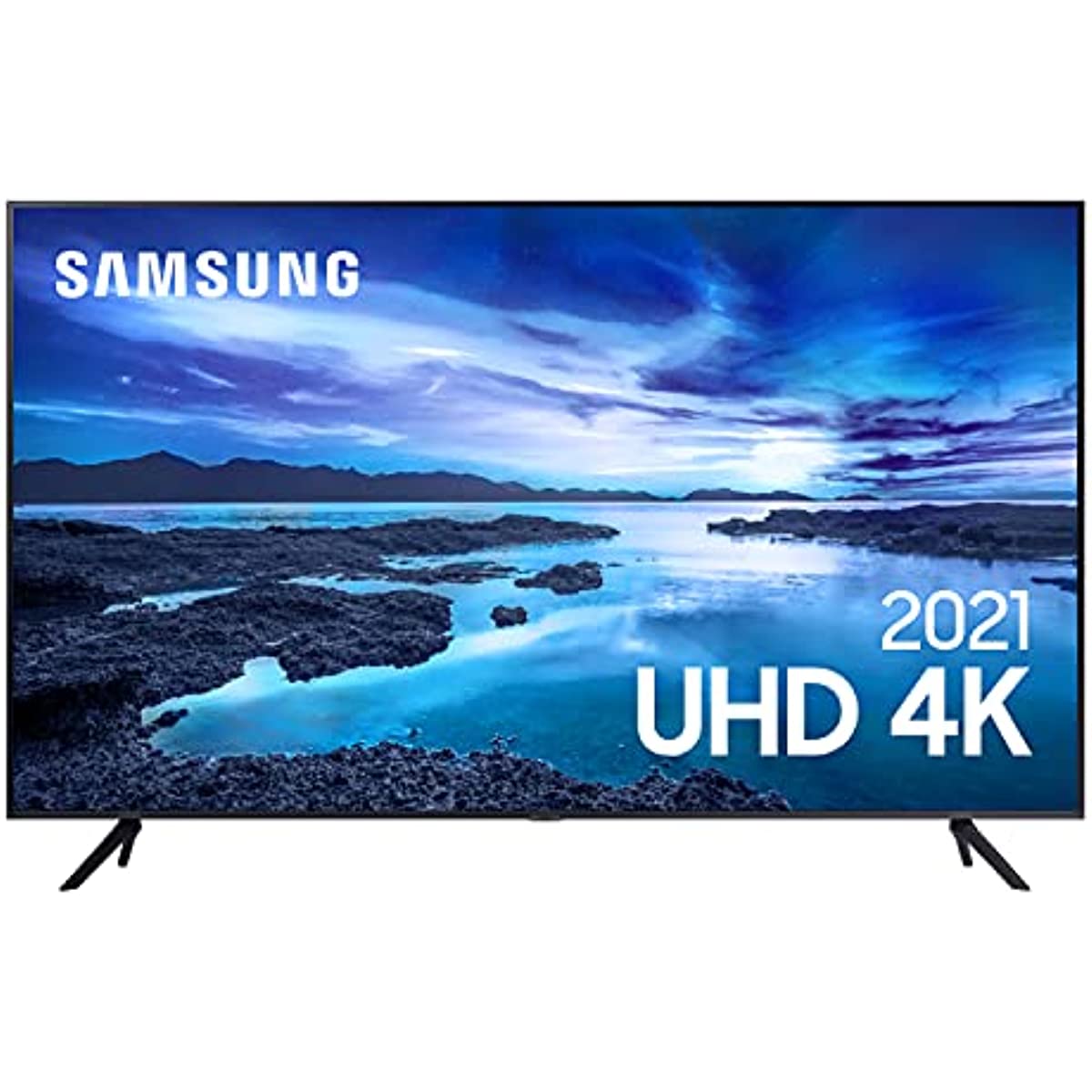 Smart TV LED 43" 4K UHD Samsung UN43AU7700GXZD - Alexa built-in, Bivolt